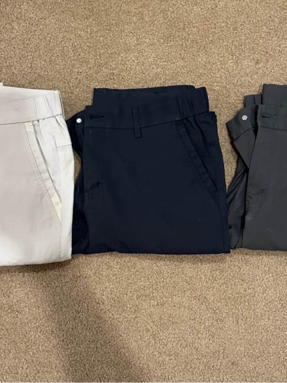 Men's Chino Pants - 3 pairs in different colours